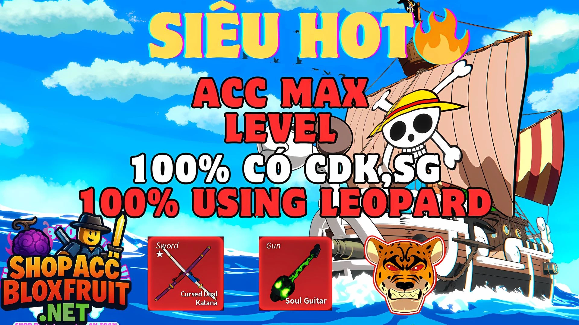 Acc God CDK, SG Đang Sử Dụng Leopard 99k