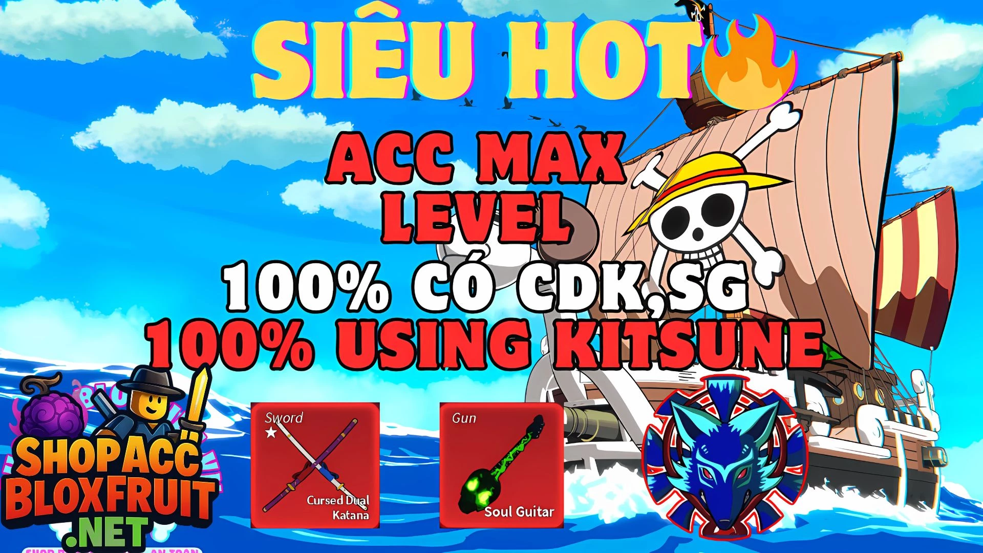 Acc God Cdk Đang Sử Dụng Kitsune 120k