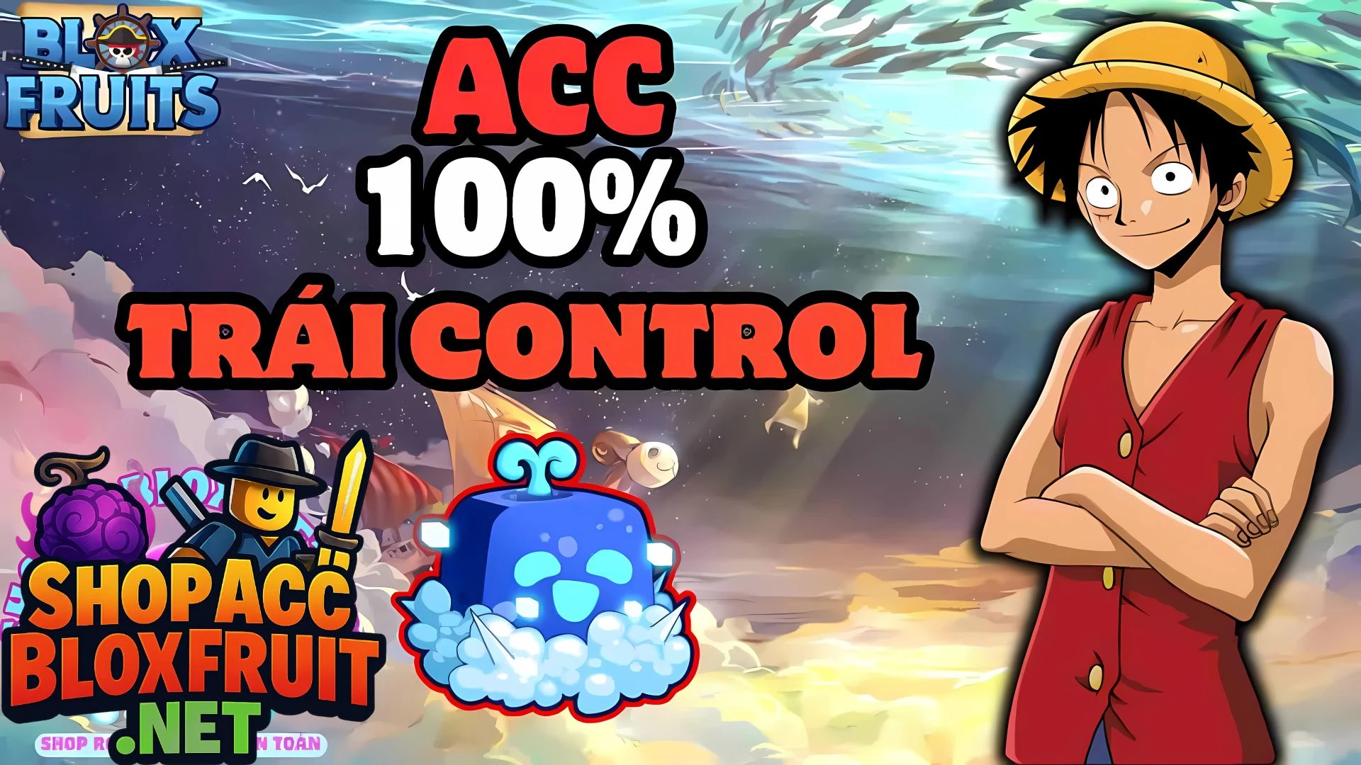 Acc 100% Trái Control 30k
