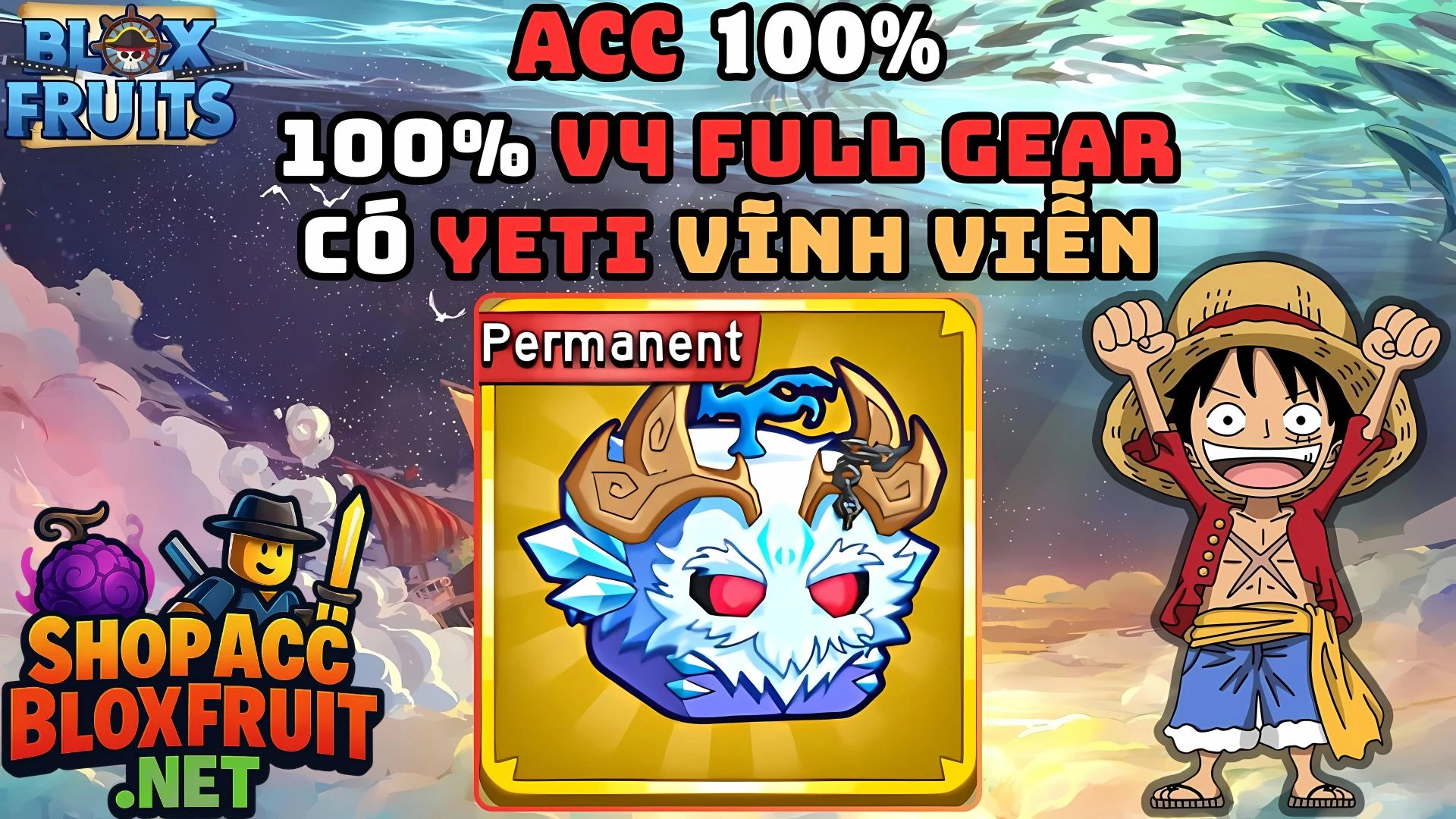 ACC V4 Full Gear Có Yeti Vĩnh Viễn 600k