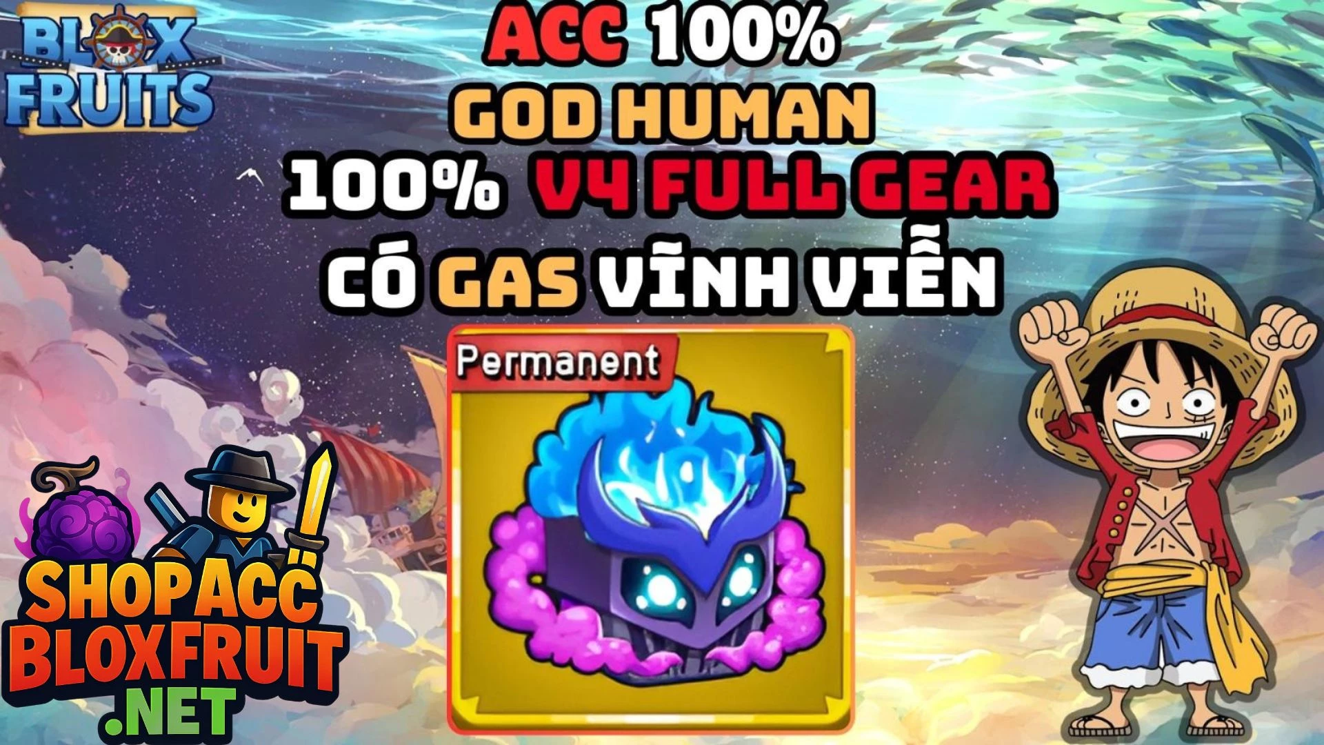ACC V4 Full Gear Có Gas Vĩnh Viễn 500k