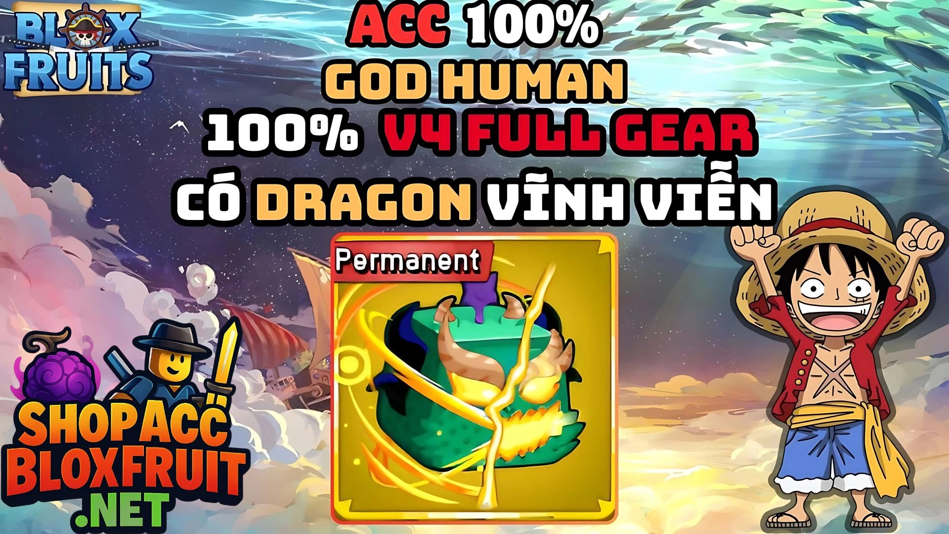 ACC V4 Full Gear Có Rồng Vĩnh Viễn 999k