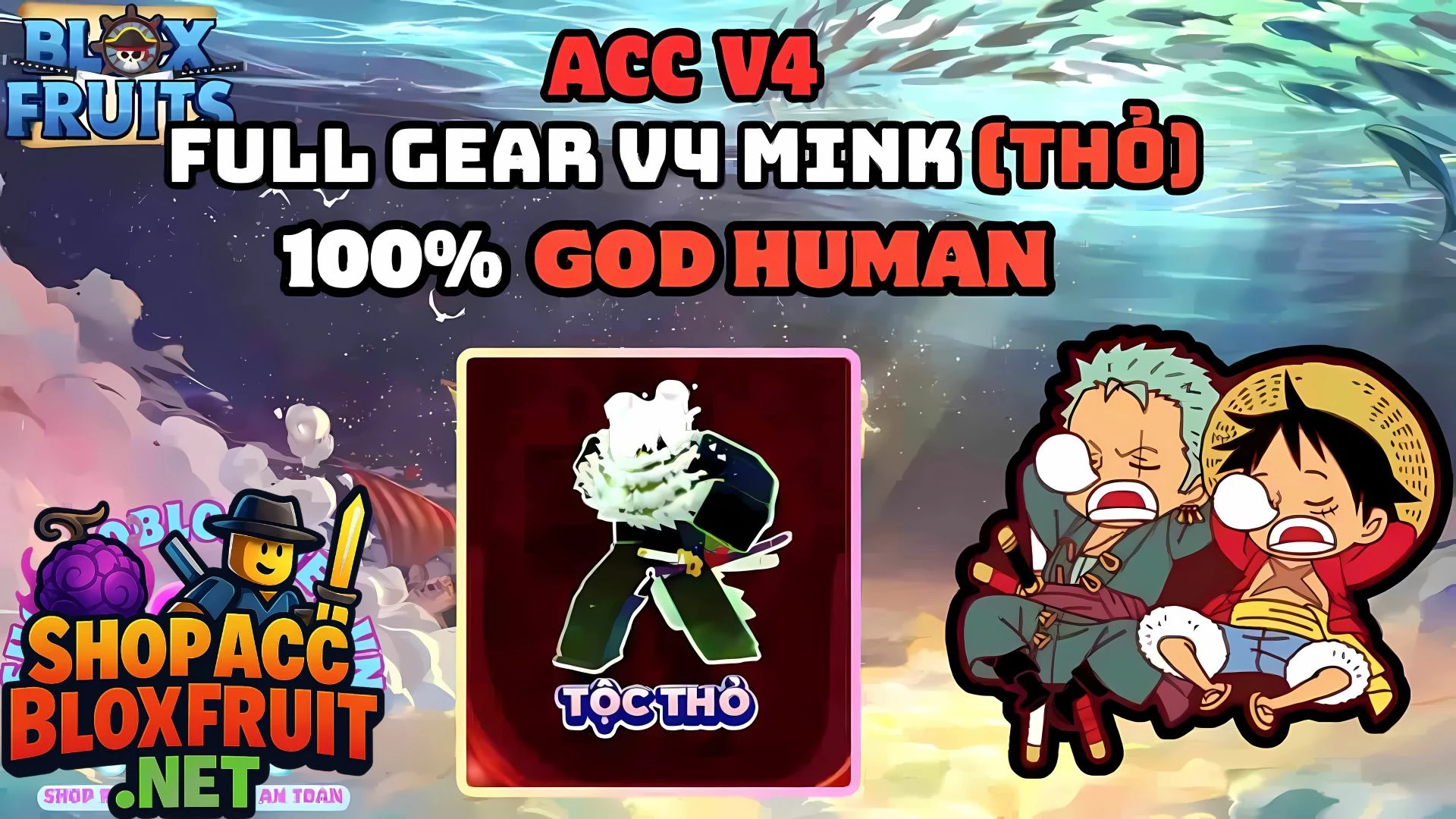 ACC V4 Full Gear CDK Tộc Thỏ 120k
