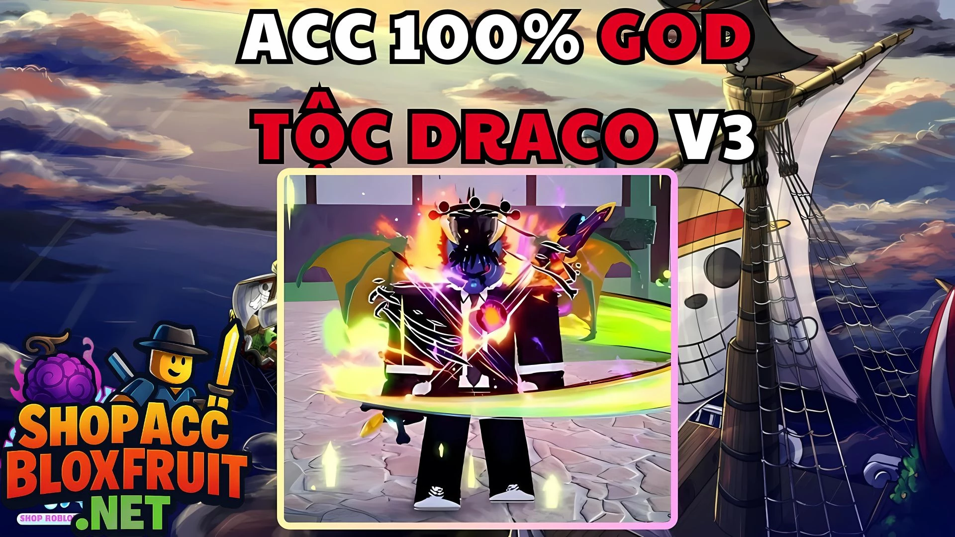 ACC God Cdk V3 Tộc Draco 200k