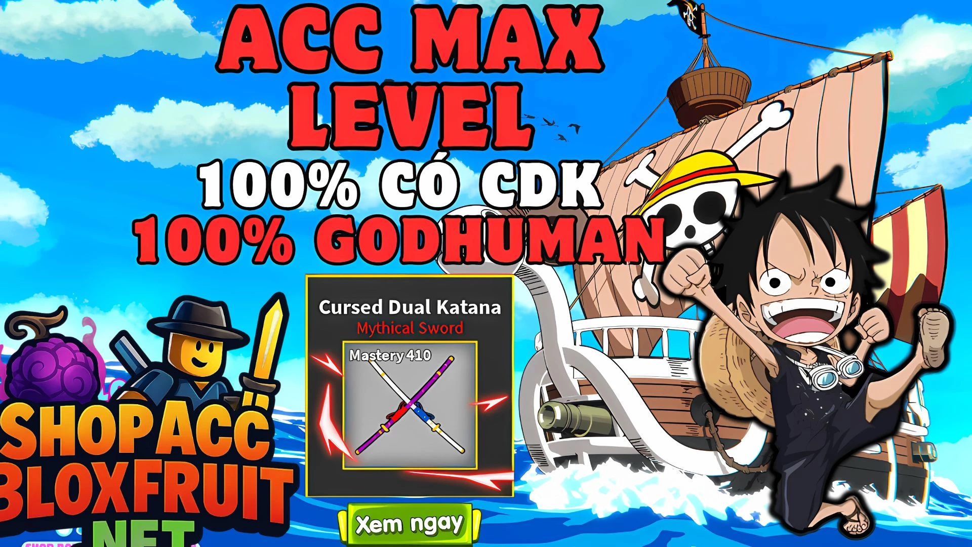 GodHuman Có Song Kiếm Oden 60k